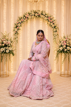 Blush Rose embellished lehenga set